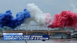 Summer Games kick off in Paris in first ceremony outside a stadium