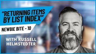 [Newbie Bites] #10. Returning items by list index