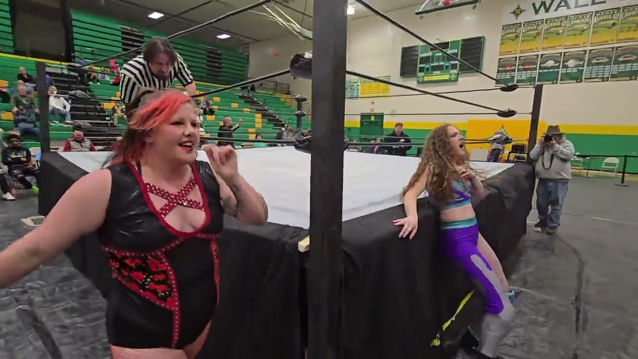 Women's Submission Match -- CC Young w/Johnny Badger vs 