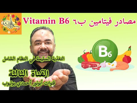 مصادر فيتامين ب6 في الطعام فيتا ب أبونورأحمدي  6  