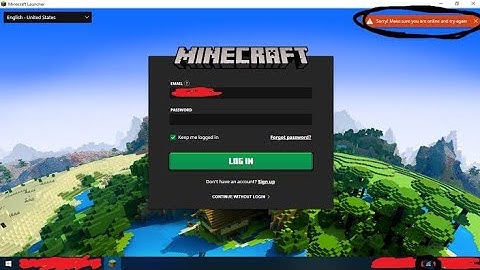 How To Fix Minecraft Launcher Not Logging In With Error "Sorry Make sure are online and try again"