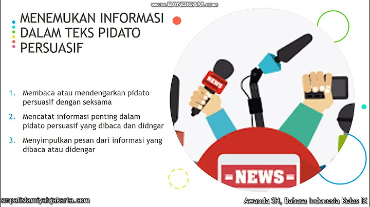 Bagaimana cara menemukan informasi penting dalam teks pidato brainly