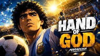 MARADONA: The Hand of God & The Goal of the Century ⚽ | 2D Cinematic Anime Story