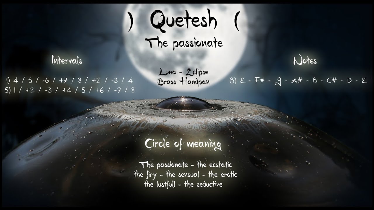 LUNA - Brass Handpan - Qetesh