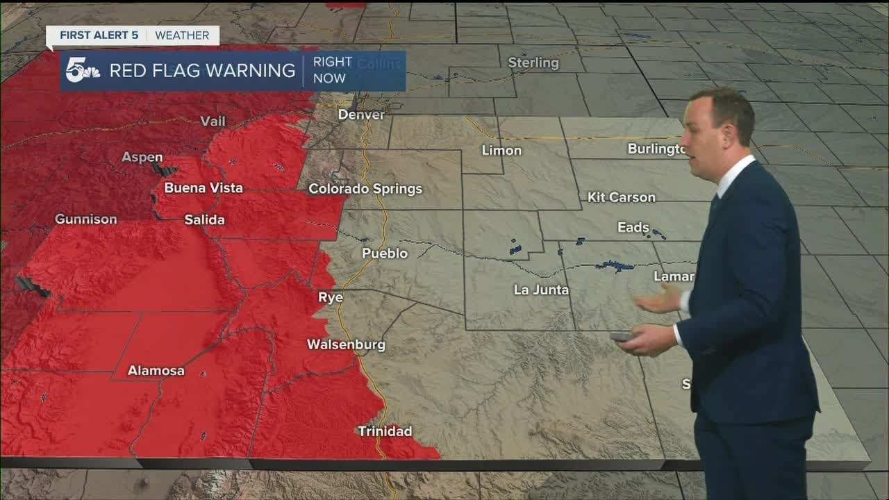 Extremely high fire danger today with some of the hottest air of the ...