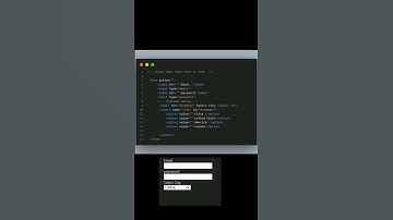 login form in html #facts #coding #foryou #python #html #form#css3
