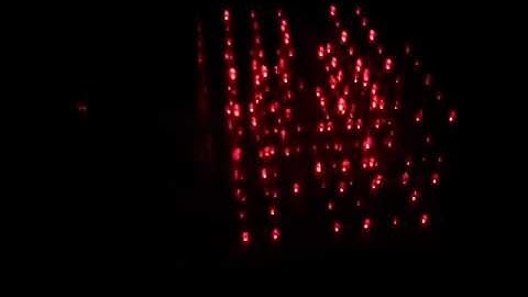 LED CUBE 8 x 8 x 6  + PIC 16F877