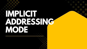 Implicit addressing mode in hindi | cscompressed