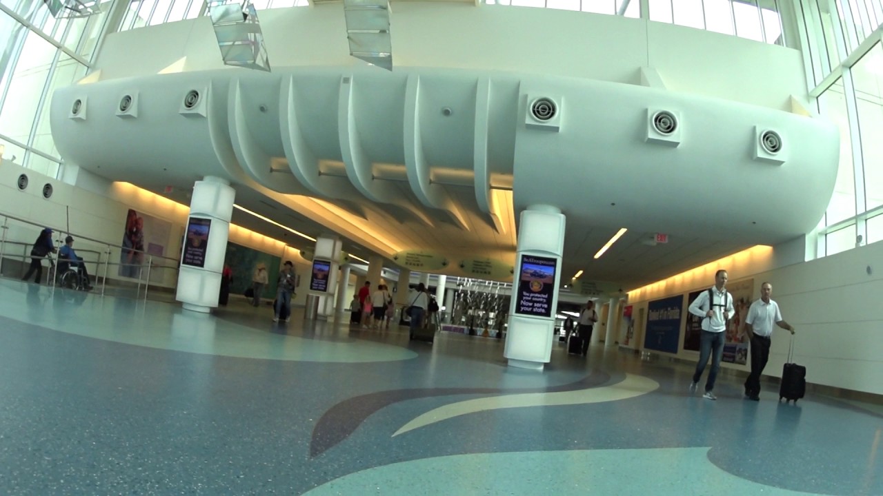 Jacksonville International Airport: Inside From The Plane To The Baggage Claim - YouTube