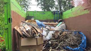 Half a load of household and green junk from Blueridge area in North Vancouver 