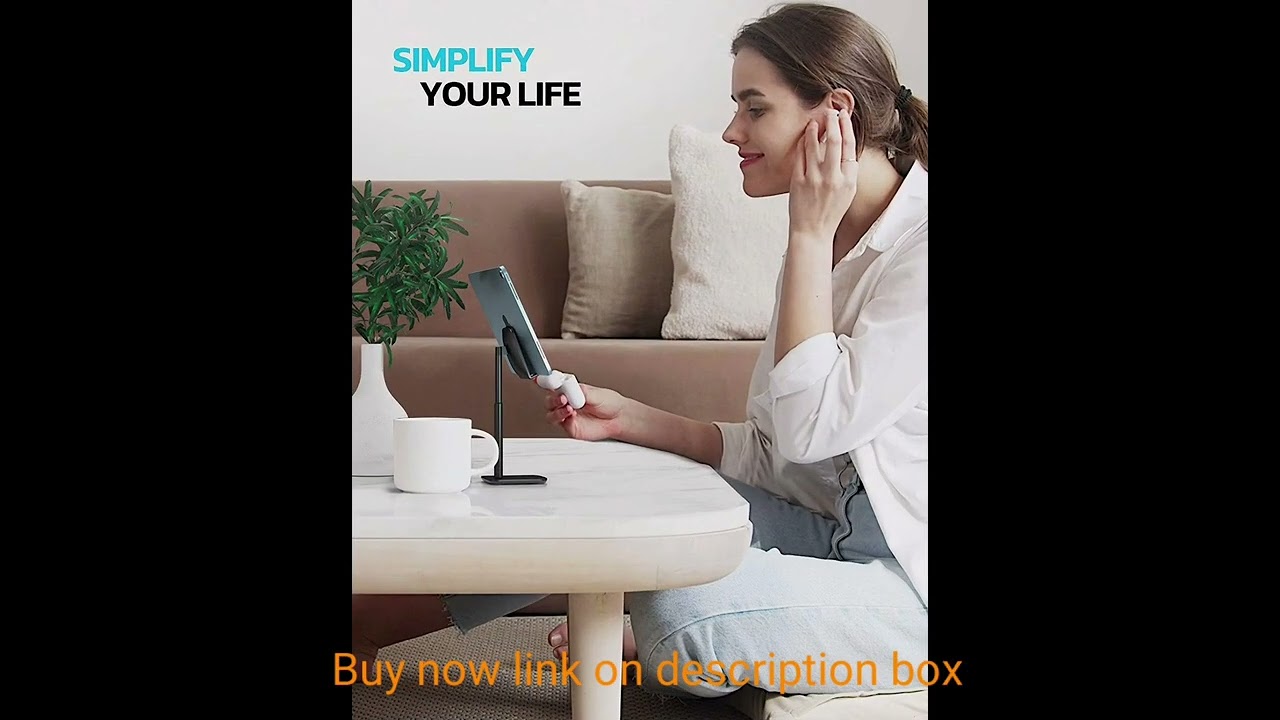 Adjustable cell phone stand//Bluetooth//Amazon product//