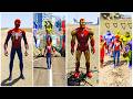 SUPERHERO MEGA BATTLE #167 Marvel vs DC Showdowns Venom VS Spiderman VS Ironman VS Hulk