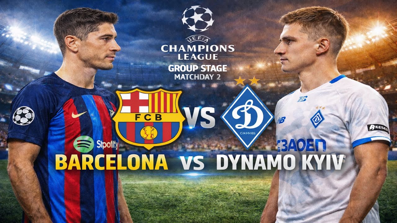 БАРСЕЛОНА – ДИНАМО КИЕВ 🔥  | ЛИГА ЧЕМПИОНОВ | ГРУППОВОЙ ЭТАП 2 | ТУР