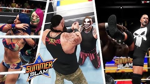 WWE 2K20: SummerSlam 2020 Full Show - Prediction Highlights (Part 2)