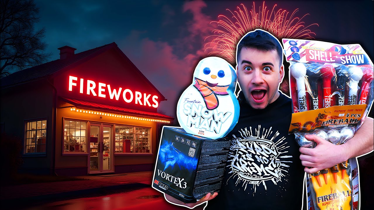 FEUERWERK (F2) EINKAUFEN + ANZÜNDEN 💥😍 Tschechien Zacharda Shop