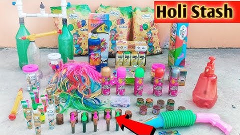 Holi status Testing 2025/ holi best gadgets pichkari And pakka Colours Testing/ #holi #holicolour