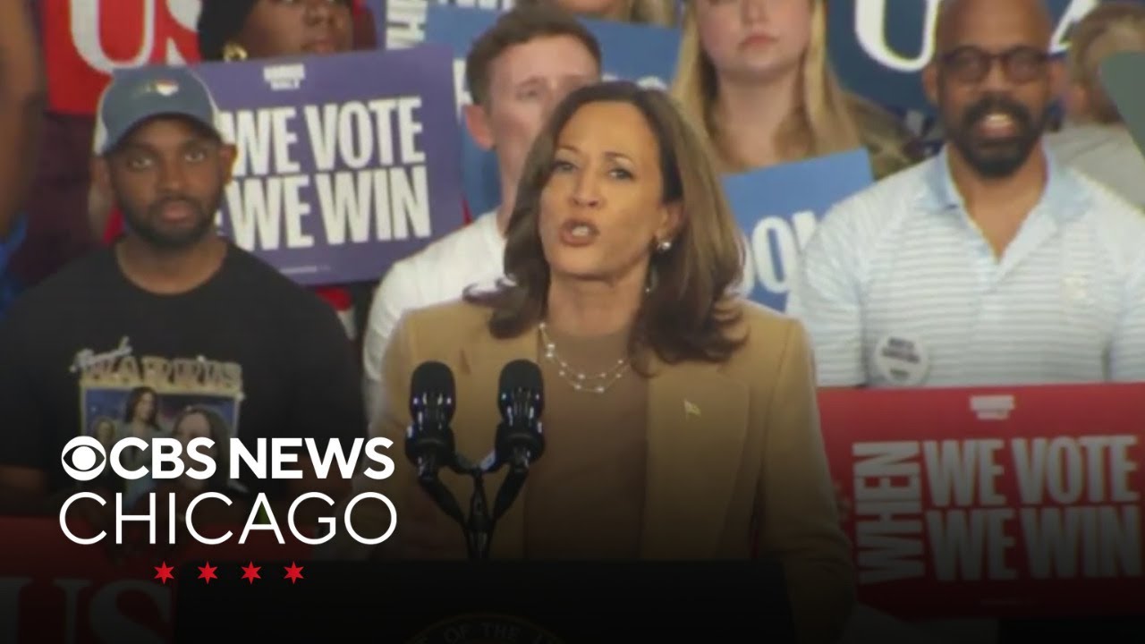 Trump, Harris make last pitches on campaign trail - YouTube