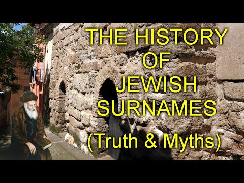 The History Of Jewish Surnames