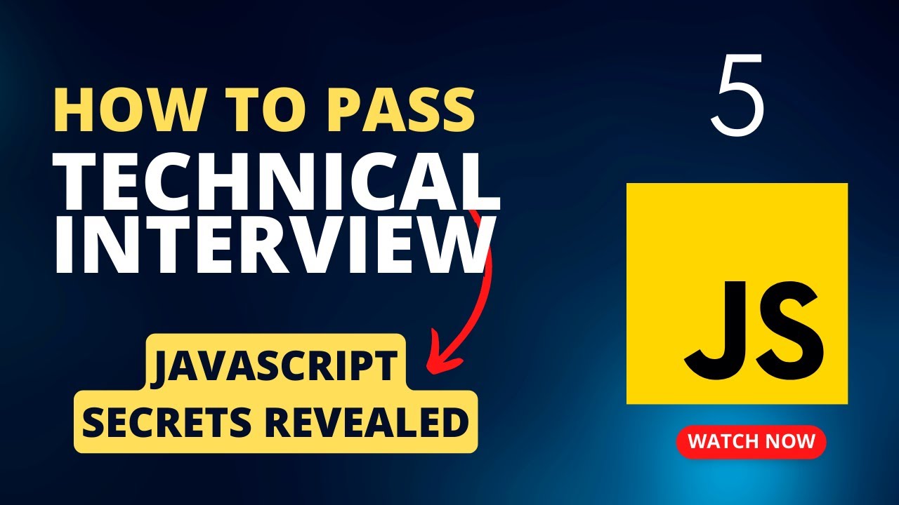 Success in Technical Interviews: Mastering JavaScript Algorithms for Guaranteed Results | 5