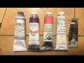 Comparison and review of oil paint brands: Gamblin, Utrecht, Old Holland, Winsor Newton, Rembrandt