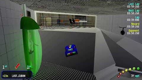 Re-Volt Custom Track Forbidden Area 1 by kallelay, Time Trial Lap