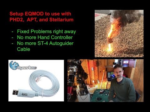 Setting EQMOD to use with PHD2, APT, and Stellarium - Goodbye Handcontroller!