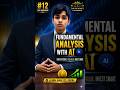 Master Fundamental Analysis with AI | Stock Market Live Workshop #12 #fundamentalanalysis #finance