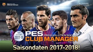 PES CLUB MANAGER (2017/18) Deutsch screenshot 2