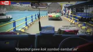 Kata kata truk indonesia // story wa driver muda // cover demi kowe