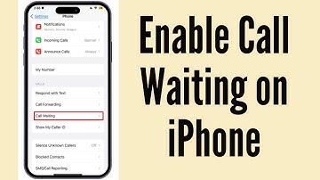 How To Set Up Call Waiting On iPhone | How To Enable Call Waiting on iPhone