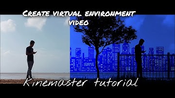 Change Video background without greenscreen | create virtual environment | #visualeffect #kinemaster