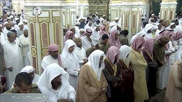 الشيخ أحمد الحذيفي وتلاوة بديعة من سورة يونس من صلاة التراويح ١٤٣٩ هـ .