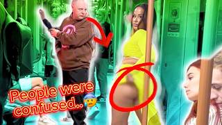 EXTREME PRANK IN A SUBWAY | People were confused.. | Compilation 2024 by LA ELVÍRA