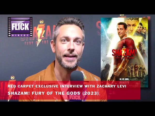 Zachary Levi And Shazam Fury Of Gods Cast Interview