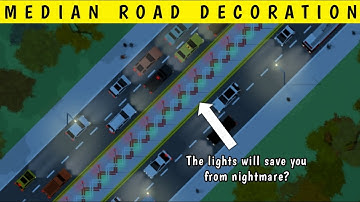 MAKING MEDIAN ROAD WITH LIGHT DANCING FESTIVAL IN INTERSECTION CONTROLLER
