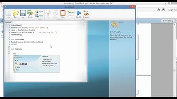 22 Subroutines (Small Basic Tutorial)