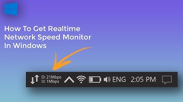 How to Display Internet Speed on Taskbar in Windows
