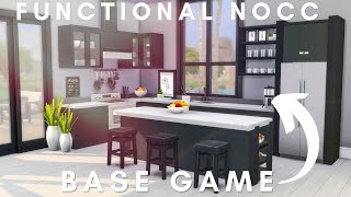 BASE GAME KITCHEN IDEAS | NO CC OR MODS | Sims 4 Building Tutorial