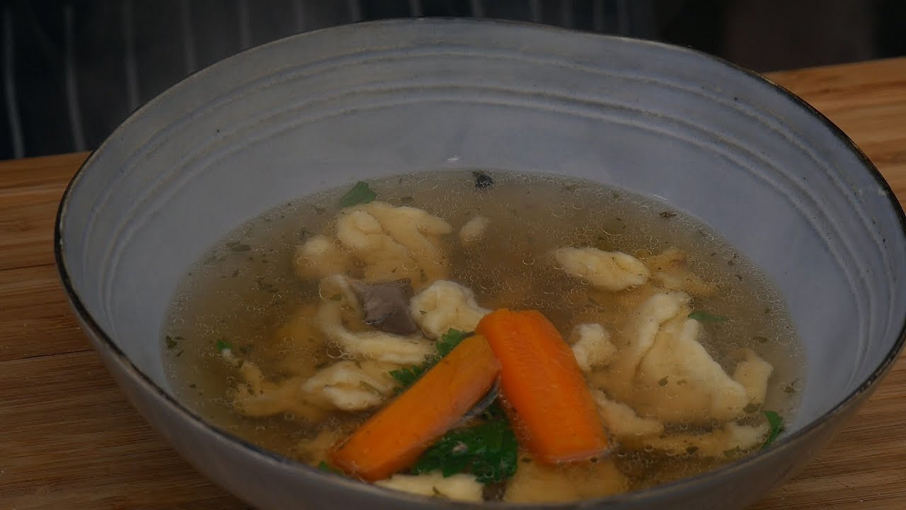 Prawdziwy Królewski Rosół  z lanymi kluskami/ Oddaszfartucha