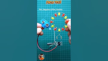 NE555 LED Flasher Circuit 🔥 | Running LED Light Project with 9V Battery