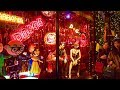 LONDON WALK | Harrods Lights and Christmas Window Display by Dolce&Gabbana | England
