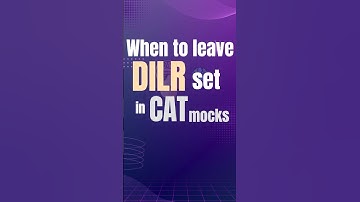 When to leave a DILR set in CAT mocks? #cat2025 #DILR #99percentile