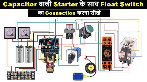 Single Phase Submersible Pump Starter Connection with Float switch @ElectricalTechnician