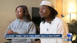 Family says pet store sold them sick puppy