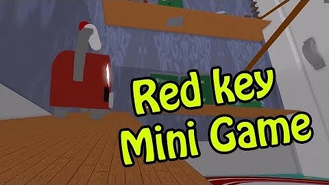 Hello Neighbor Red key Mini Game | Roblox