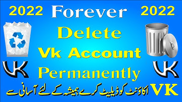How to Delete VK Account Permanently 2022 | Vk Account Ko Delete Kese Kare|Delete VK Account Forever