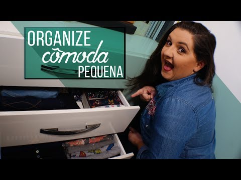 Vídeo: 4 maneiras de organizar sua cômoda