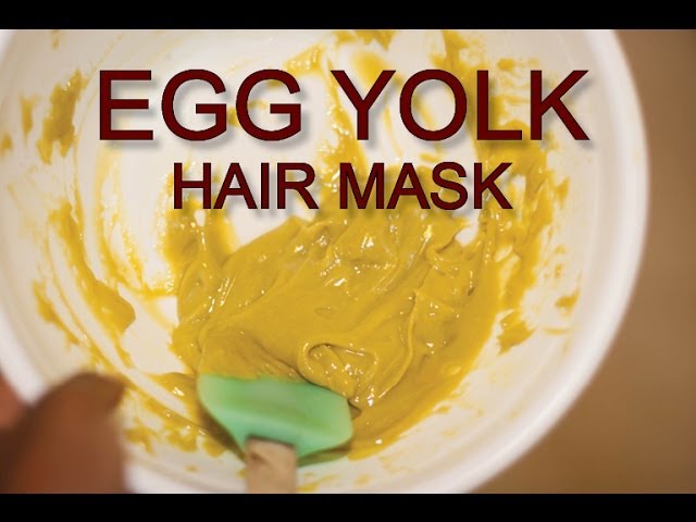 Homemade hair mask (egg yolk protein) - YouTube