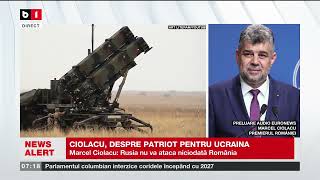 CIOLACU, DESPRE PATRIOT PENTRU UCRAINA. Știri B1TV_30 mai 2024