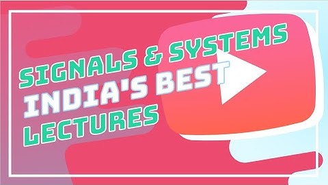 1. Signals and System Introduction